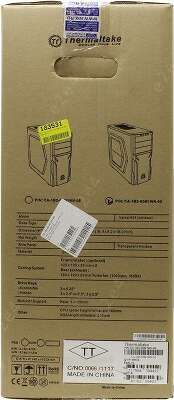 Корпус Thermaltake Versa H21, Window, черный, ATX, без БП (CA-1B2-00-M1WN-00)