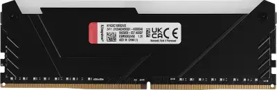 Память DDR4 8GB 2666MHz Kingston KF426C16BB2A/8 Fury Beast RGB RTL Gaming PC4-21300 CL16 DIMM 288-pin 1.2В dual rank с радиатором Ret
