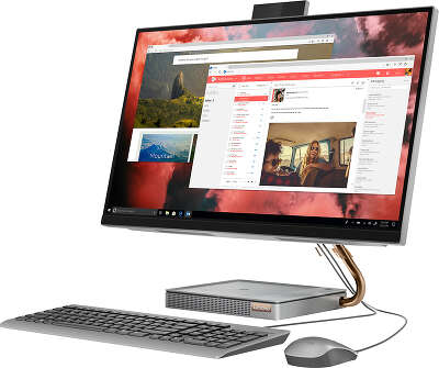 Моноблок Lenovo IdeaCentre A540-27ICB 27" WQHD i7 9700T/8/1000/256 SSD/WF/BT/Cam/Kb+Mouse/W10,серый