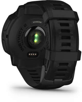 Смарт-часы Garmin Instinct 2 Solar 45мм 0.9" AMOLED корп.черный силикон рем.черный (010-02627-03)