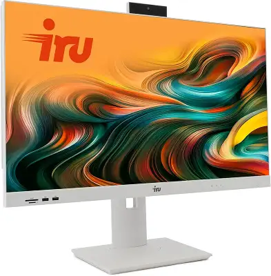 Моноблок IRU Strato 27" QHD i5 1235U (1.3) 16Gb SSD512Gb Iris Xe CR Windows 11 Pro GbitEth WiFi BT 65W Cam белый 2560x1440