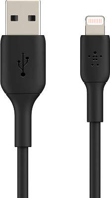 Кабель Belkin Boost Charge USB to Lightning, 1 м, Black [CAA001bt1MBK]