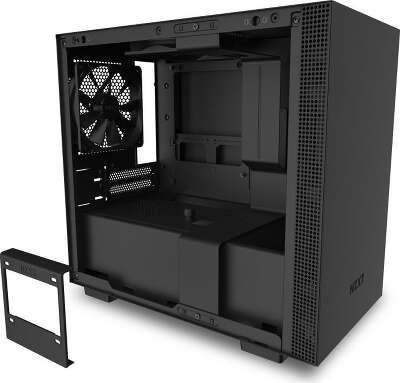 Корпус NZXT H210 Black, черный, mini-ITX, Без БП (CA-H210B-B1)