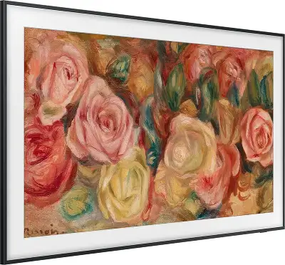 Телевизор QLED Samsung 55" QE55LS03DAUXRU The Frame черный 4K Ultra HD 120Hz DVB-T2 DVB-C DVB-S2 USB WiFi Smart TV (RUS)