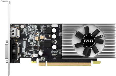 Видеокарта PCI-E NVIDIA GeForce GT 1030 2Gb DDR4 Palit Low Profile [NEC103000646-1082F]