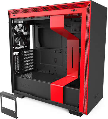 Корпус NZXT H710i Black/red, черный, ATX, Без БП (CA-H710I-BR)