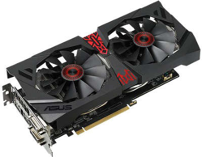 Видеокарта Asus PCI-E STRIX-R9380-DC2OC-4GD5-GAMING AMD Radeon R9 380 4096Mb 256bit GDDR5