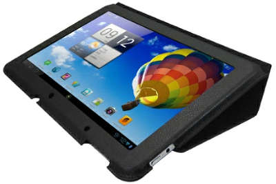 Чехол-подставка Untamo Genuine Leather Case для Acer Iconia Tab A510/A700, чёрный (UICONA510BL)