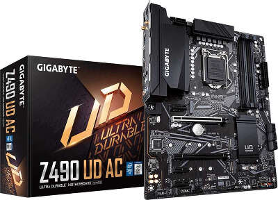 Материнская плата ATX LGA1200 GIGABYTE Z490 UD AC