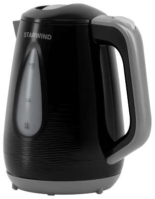 Чайник Starwind SKP2316 1.7л. 2200Вт черный/серый (корпус: пластик)