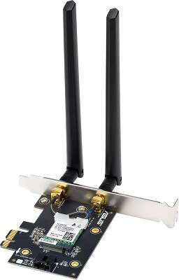 Сетевой адаптер ASUS PCE-BE6500 WiFi 7 Bluetooth 5.4 2882+2882+688Mbps 6GHz/5GHz/2.4GHz Адаптер беспроводной связи (Wi-Fi)