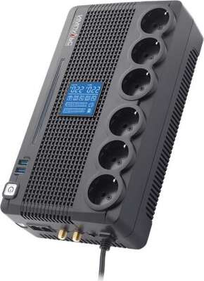 Источник бесперебойного питания Импульс Пионер 800 480Вт 800ВА черный