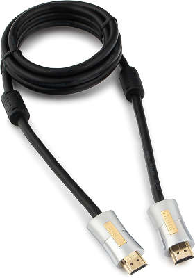 Кабель HDMI Cablexpert, серия Platinum, 1,8 м, v2.0, M/M, позол.разъемы, металлический корпус