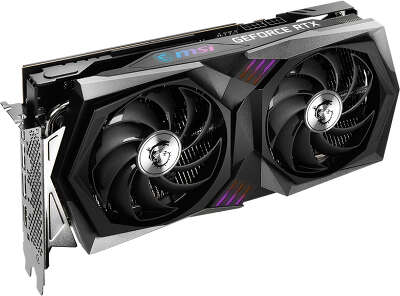 Видеокарта MSI nVidia GeForce RTX 3060Ti GAMING X 8Gb DDR6 PCI-E HDMI, 3DP [RTX 3060 Ti GAMING X 8G] LHR