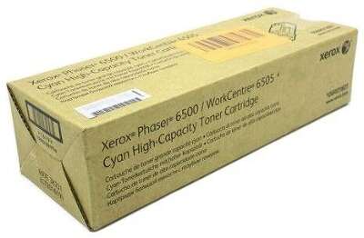 Картридж лазерный Xerox 106R01601 голубой (2500стр.) для Xerox Ph 6500/WC 6505
