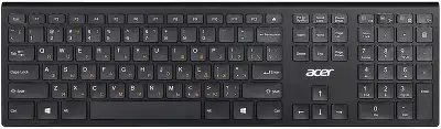 Клавиатура + мышь Acer OKR030 клав:черный мышь:черный USB беспроводная slim Multimedia (ZL.KBDEE.005)