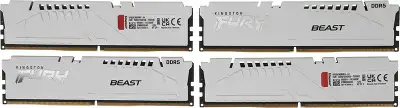 Память DDR5 4x16GB 5200MHz Kingston KF552C40BWK4-64 Fury Beast RTL Gaming PC5-41600 CL40 DIMM 288-pin 1.25В kit single rank с радиатором Ret