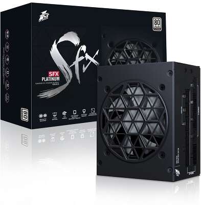 1STPLAYER SFX 750W PLATINUM / SFX, APFC, 80 PLUS Platinum, 80mm fan, full modular / PS-750SFX