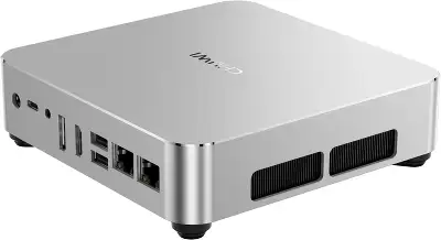 ПК Мини Chuwi AuBox Ryzen 7 8745HS (3.8) 16Gb SSD512Gb 780M Windows 11 Pro 2x2.5GbitEth WiFi BT 120W серебристый/черный