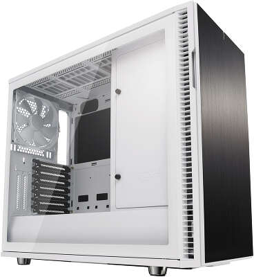 Корпус Fractal Design Define R6 USB-C TG, белый, ATX, Без БП (FD-CA-DEF-R6C-WT-TGC)