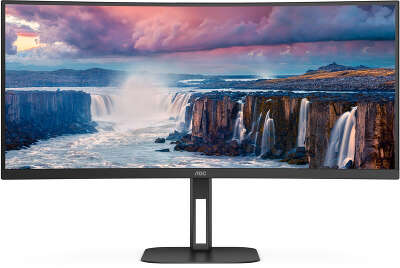Монитор 34" AOC CU34V5C VA 3440x1440 HDMI, DP, USB Type-C USB-Hub