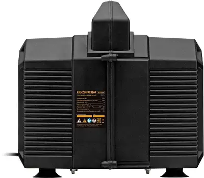Компрессор поршневой Denzel DLS750/6 безмасляный 140л/мин 6л 750Вт желтый/черный