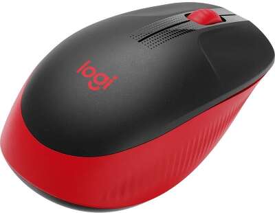 Мышь беспроводная LOGITECH M190 red (USB, 1000dpi, 3but) (910-005908)