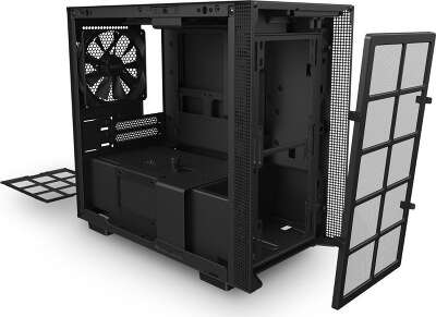 Корпус NZXT H210 Black, черный, mini-ITX, Без БП (CA-H210B-B1)