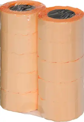 Этикет-лента 26Х12 сег.:12x26мм самоклей. 1000шт/рул (упак.:10шт) ассорти