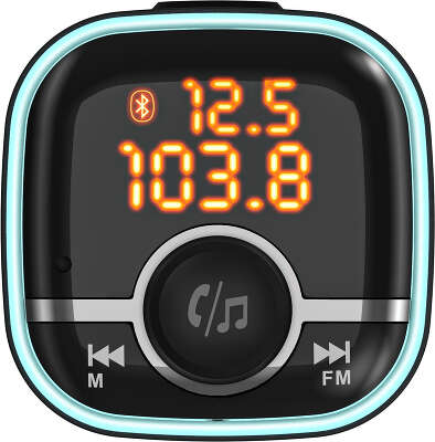 Автомобильный FM-модулятор Navitel BHF04 MAX черный MicroSD BT USB