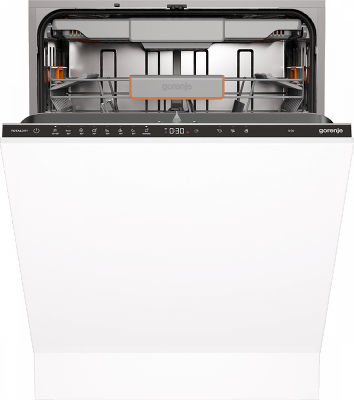 Посудомоечная машина Gorenje/ Посудомоечная машина Gorenje, встраиваемая, 16 комплектов, 3 корзины, инверторный мотор, отсрочка старта, Wi-Fi управление, сенсорное управление, полный AquaStop, сенсор уровня воды, энергоэффективность А+++, уровень шума 42 