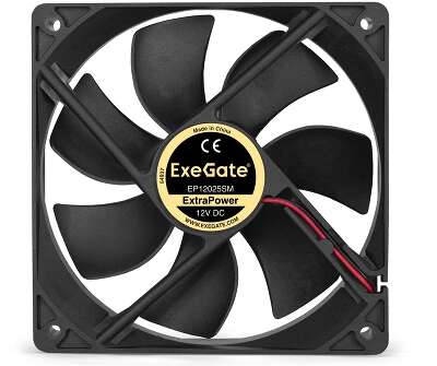 Вентилятор ExeGate EP12025SM, 120мм, 1800rpm, 25 дБ, 4-pin Molex