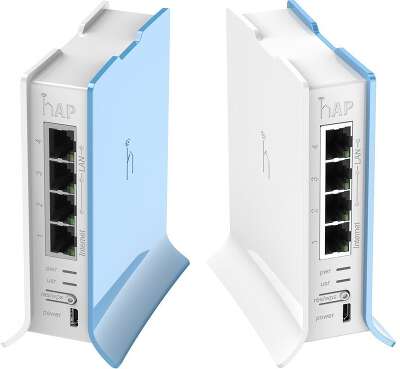 Роутер беспроводной MikroTik hAP lite (RB941-2ND) N300 10/100BASE-TX белый