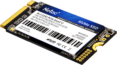 SSD накопитель Netac SSD N930ES 512GB PCIe 3 x2 M.2 2242 NVMe 3D NAND, R/W up to 1650/1500MB/s, IOPS(R4K) 180K/200K, TBW 300TB, 3y wty