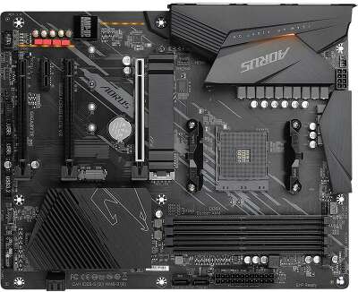 Материнская плата Gigabyte B550 AORUS ELITE V2, Socket AM4, AMD B550, 4xDDR4-3200, HDMI+DP, 3xPCI-Ex16, 1xPCI-Ex1, 4xSATA3(RAID 0/1/10), 2xM.2, 8 Ch Audio, 2,5GLan, (2+4)xUSB2.0, (6+2)xUSB3.2, ATX, RTL {8} (809898)