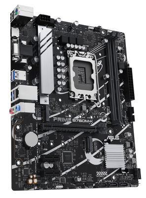 Материнская плата ASUS PRIME B760M-K, LGA1700, B760, 2*DDR5, 4*SATA, 2*M.2, 4*USB 3.2, 2*USB 2.0, 1*PCIx16, 2*PCIx1, HDMI+VGA, mATX; 90MB1FI0-M1EAY0