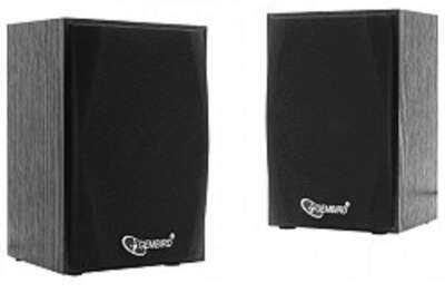 Акустич. система 2.0 Gembird SPK-201 {МДФ, черный ,2х2,5 Вт,USB-питание}