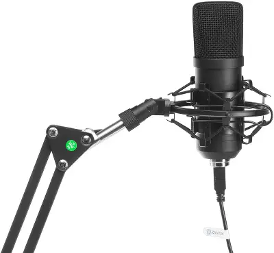 Микрофон проводной Оклик SM-700G 2.5м черный