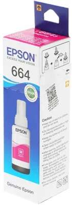 EPSON C13T66434A/C13T664398 Чернила для L100 (magenta) 70 мл 