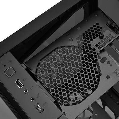 Корпус SilverStone LD03-AF, черный, mini-ITX, Без БП (SST-LD03B-AF)
