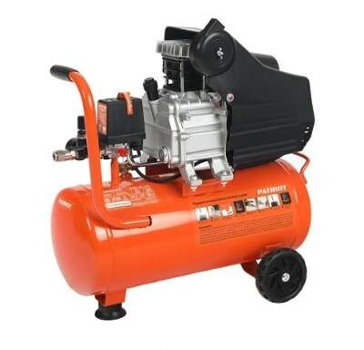 PATRIOT EURO 24-240 Компрессор [525306365] {Мощн.: 1.5 кВт; Напр.: 230В~50Гц; Об.двиг.: 2850 об/мин; Производит.: 240 л/мин; Об.ресивера: 24 л; Давл.: 8 бар; Вес: 17,4 кг;}