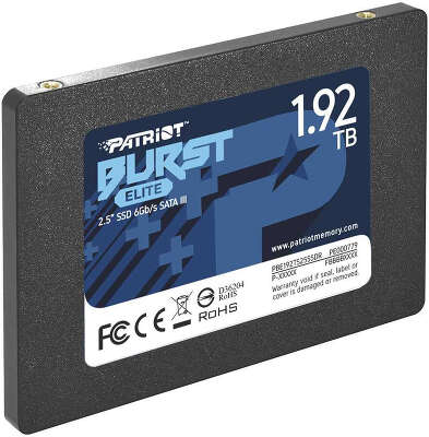 Твердотельный накопитель SATA3 1.92Tb [PBE192TS25SSDR] (SSD) Patriot BURST ELITE