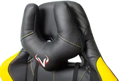 Кресло игровое Zombie VIKING 5 AERO черный/желтый эко.кожа с подголов. крестов. пластик