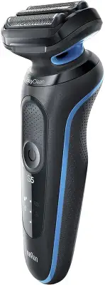Бритва сетчатая Braun Series 5 51-B1000s реж.эл.:3 питан.:аккум. черный/синий