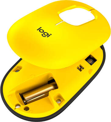 Мышь беспроводная Logitech Pop Mouse - Blast Yellow USB (910-006546)