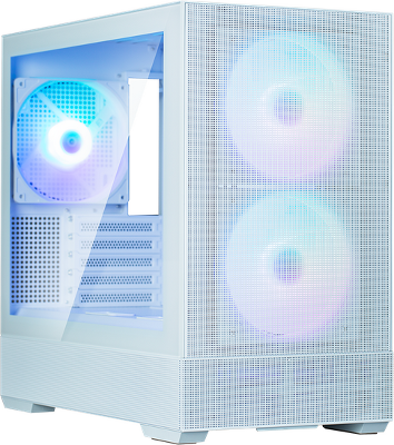 корпус ZALMAN P30 AIR, MATX, WHITE, WINDOW, 2xCombo (3.5'' or 2.5''), 3x2.5