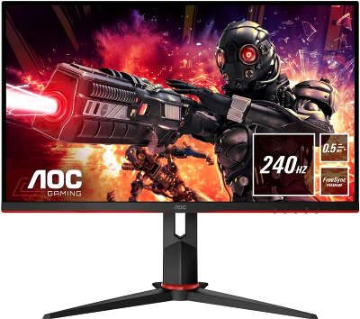 Монитор 24" AOC 24G2ZU IPS FHD HDMI, DP, USB-Hub