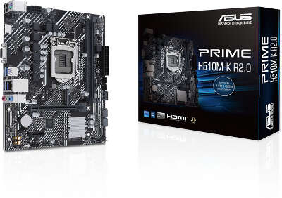 Материнская плата mATX LGA1200 ASUS PRIME H510M-K R2.0