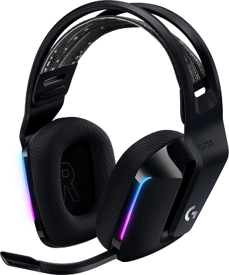 Гарнитура/ Logitech Headset G733 LIGHTSPEED Wireless RGB Gaming BLACK
