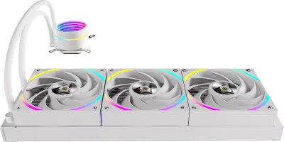 Система водяного охлаждения Formula Oasis L360 ARGB Soc-AM5/AM4/1200/2066/1700/1851 белый 4-pin 1-27dB Al+Cu 360W Ret (OASIS L360 ARGB WH)